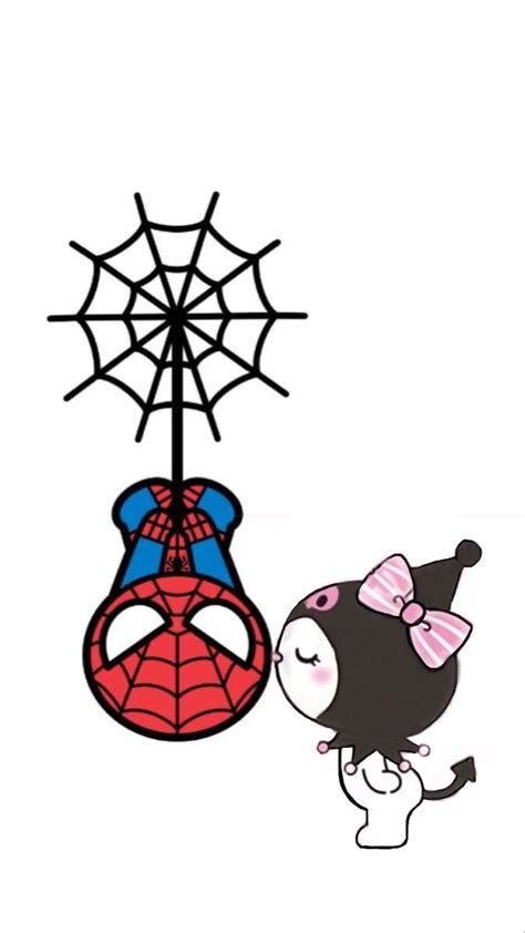 Kuromi Y Spiderman Fondo De Pantalla De Anime Iphone Dibujos