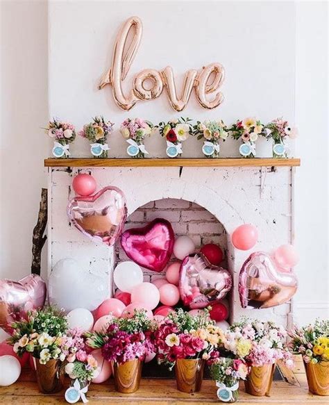 Beautiful Valentine S Day Mantel Decoration Ideas Hative