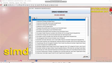 CARA INPUT SIMDA KEUANGAN 2021 INPUT BELANJA PART 1 YouTube