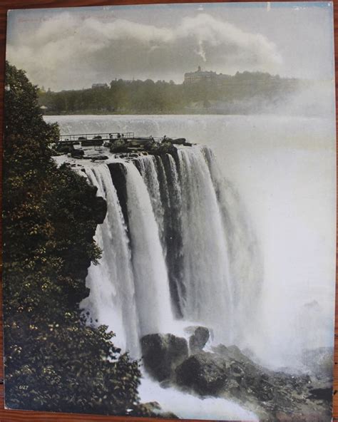 Two Niagara Falls prints - American Falls from Goat Island and ...