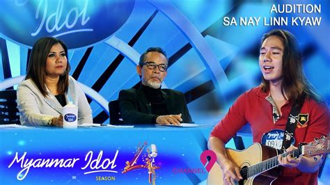 Sa Nay Linn Kyaw Nay Linn Kyaw Myanmar Idol Season 4 2019 Yangon