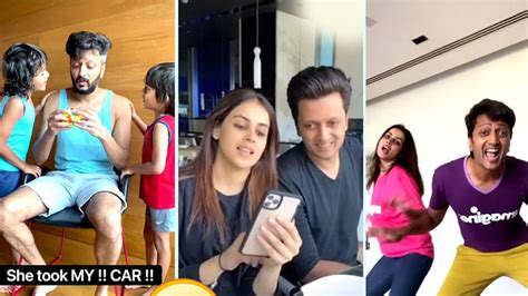 Riteish & Genelia Deshmukh's funny Instagram reels compilation | Funny ...