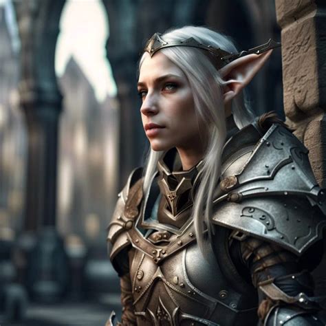 Download Warrior Elf Ai Generated Royalty Free Stock Illustration