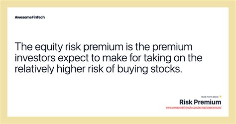 Equity Risk Premium Erp Formula Calculator 59 Off