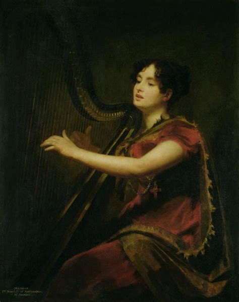 Harp Th Century Paintings Art Music