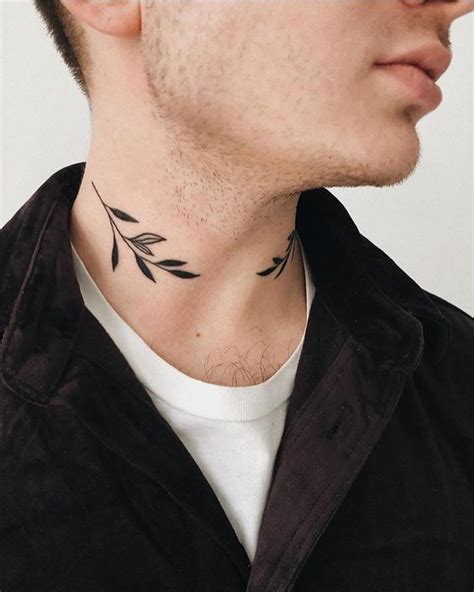 60 Inspirações de tatuagem masculina para o pescoço