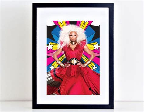 Rupauls Drag Race Vector Art Print Supermodel Of The World Rupaul