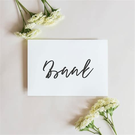 Premium Photo | Blank white floral card design