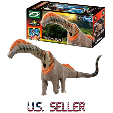 Takara Tomy Ania Titanosaurus Jurassic World Rebirth Dinosaur Action Figure 2025 Ebay