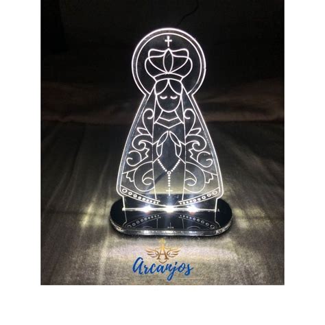 Lumin Ria Led D Nossa Senhora Aparecida Santos Batizado Shopee Brasil