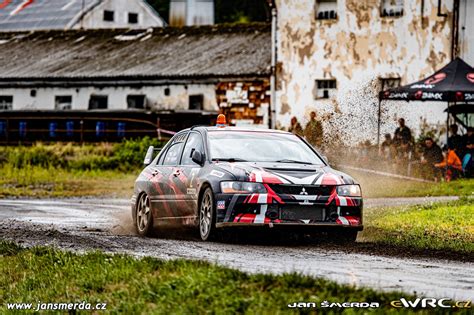 Ikl Martin Vil Mek Petr Mitsubishi Lancer Evo Ix Rallye Elezn