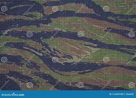 Tiger Stripe Camouflage Fabric Texture Stock Image - Image of pattern, soldier: 112433193