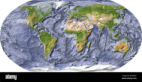 Ocean Floor Topography Cross Section