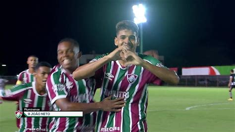 Vídeo Aos 7 min do 1º tempo gol do Fluminense João Neto recebe na