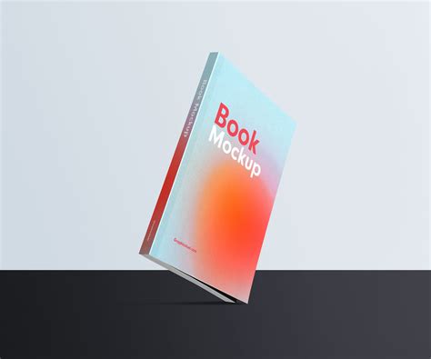 Free Standing Softcover Book Mockup Psd Psfreebies