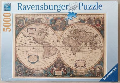 Ravensburger Antique World Map Hondius Rare Puzzles