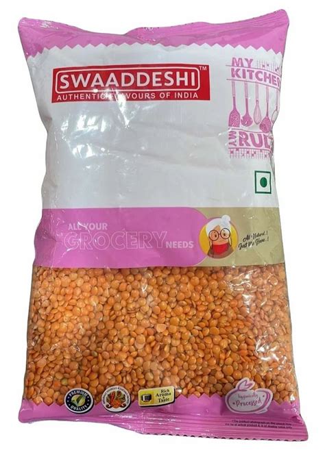 Swaaddeshi Malka Masoor Dal High In Protein Packaging Size G At