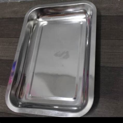 Jual Nampan Stainless Steel Ukuran X Cm Shopee Indonesia