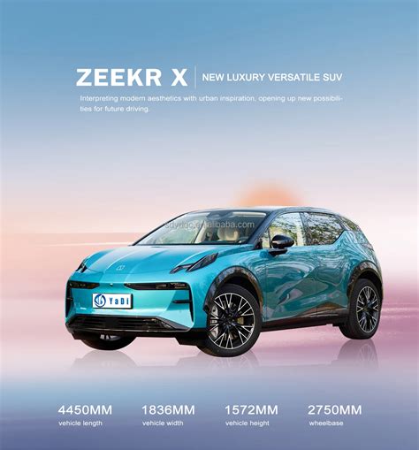 Zeekr X You Long Cruising Range Luxury New Energy Vehicle Zeekr X Pure