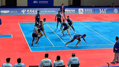 Indian Kabaddi Team Asian Games 2023 में भारतीय कबड्डी टीम का धमाकेदार