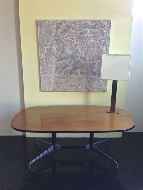 1973 Eames Segmented Base Table Herman Miller Iconic Eames Aluminum