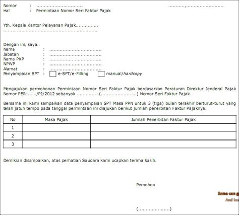 Contoh Surat Permohonan Penggantian Spesimen Pajak Surat Lamaran Kerja Desain Contoh Surat