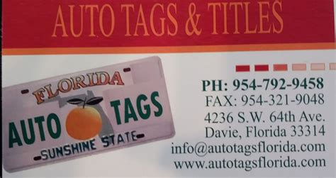 AUTO TAGS AND TITLES OF FLORIDA - 16 Photos & 23 Reviews - 4236 SW 64th ...