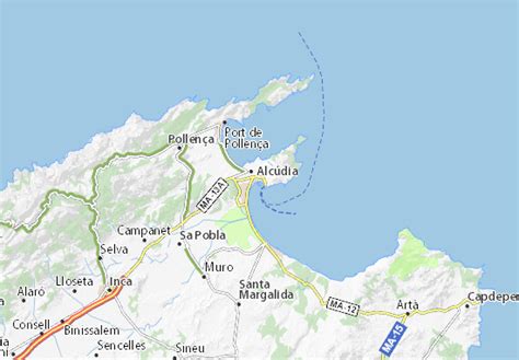 MICHELIN Port d'Alcúdia map - ViaMichelin