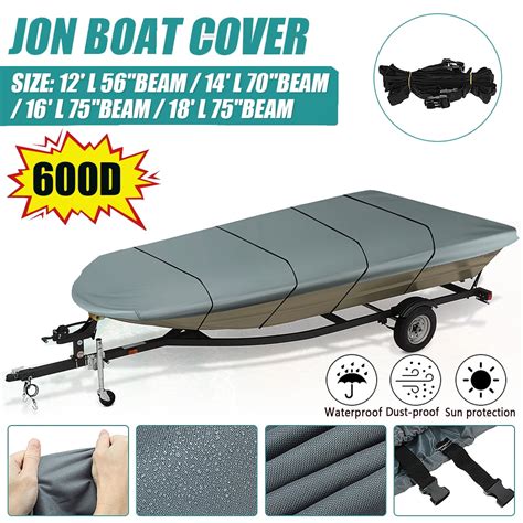 L Heavy Duty Trailerable Boat Cover D Marine Grade