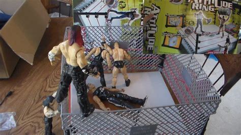 Wwf Attitude Ring Toy Review With Steel Cage Youtube