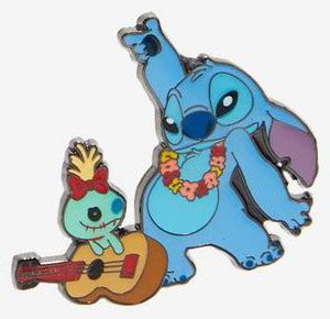 Dancing Stitch Hot Topic Summer Stitch Blind Box Loungefly Disney Pin
