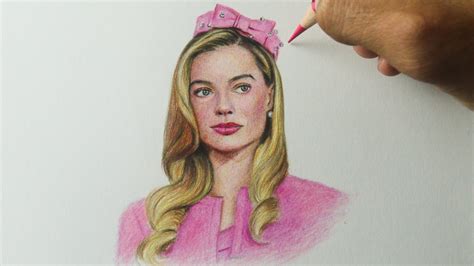 Como Desenhar A Barbie Margot Robbie Youtube