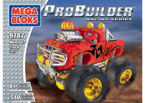 Handleiding Mega Bloks Set 9787 Probuilder Monstertruck