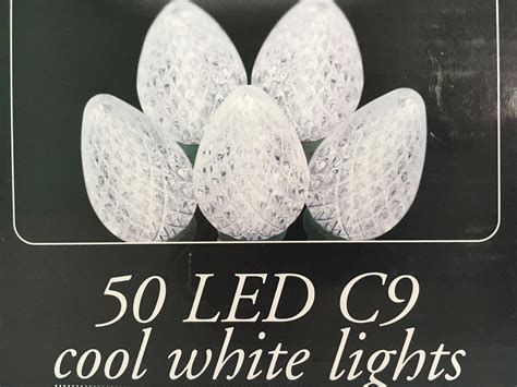 Tis Your Season | 50 LED C9 Cool White Christmas Lights