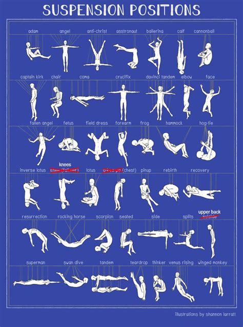 A Blue Poster With White Silhouettes Of People Doing Different Yoga