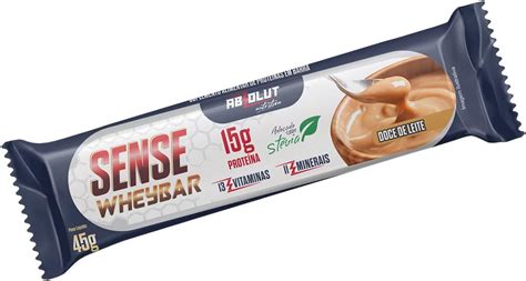 Barra de Proteína Sense Bar Doce de Leite12 unidades Absolut