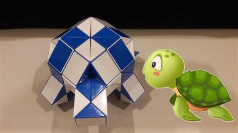 Rubik S Twist Or Smiggle Snake Puzzle Tutorial How To Make A Turtle