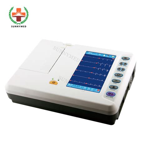 Sy Hc021b Medical Touch Screen Six Channel ECG Machine EKG For Hot Sale