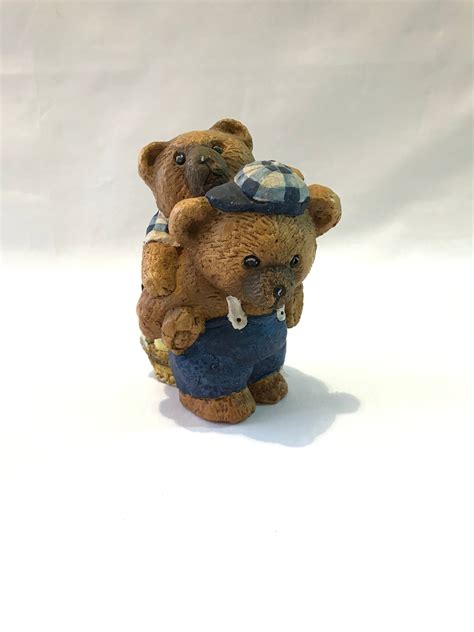 Vintage Teddy Bears Teddy Bear Figurines Teddy Bear Statue - Etsy