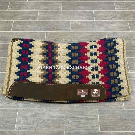 Classic Equine Zone Series Wool Top Western Saddle Pad 34 34 X 38