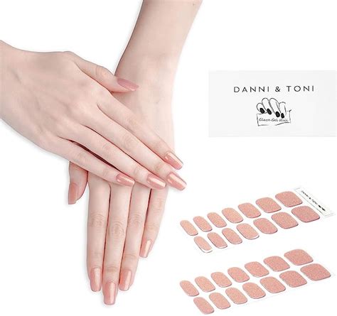 Danni Toni Halb Ausgeh Rtete Gel Nagelfolien Everglow Nude Nackt