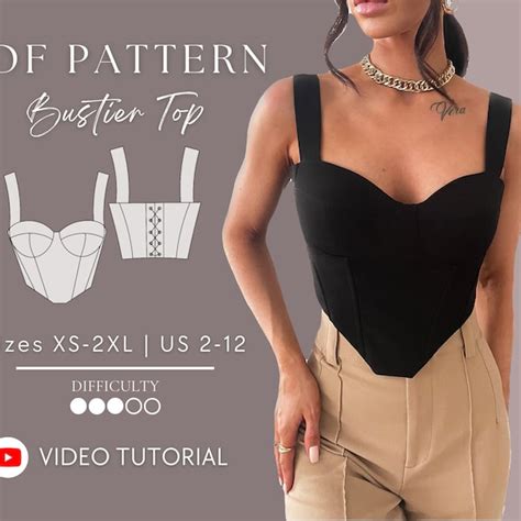 Corset Pattern Pdf Etsy