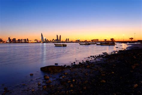 Bahrain Coast Stock Image Image Of Light Reflection 7417317