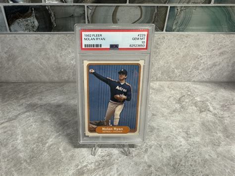 Nolan Ryan 1982 Fleer 229 Base PSA 10 Price Guide Sports Card Investor