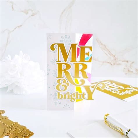 Pinkfresh Studio Merry Bright Hot Foil Seize The Stamp
