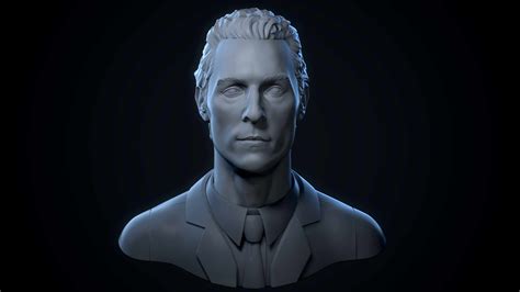 Matthew McConaughey Portret - ZBrushCentral