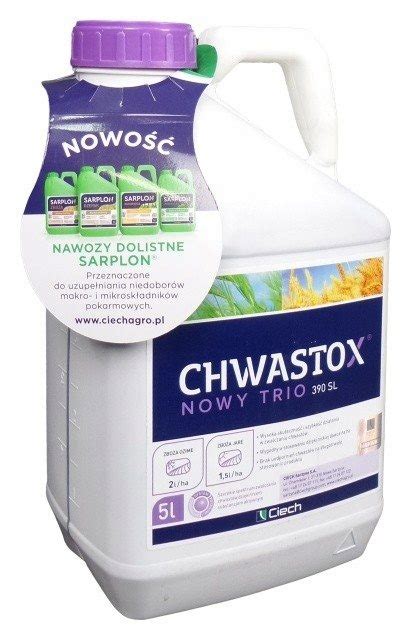 CHWASTOX TRIO 5L ZBOŻA CHWASTY TRAWNIKI BOISKA 5902004537818 Cena