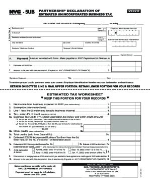 Nyc Dof Nyc Ub Fill Out Tax Template Online Fill And