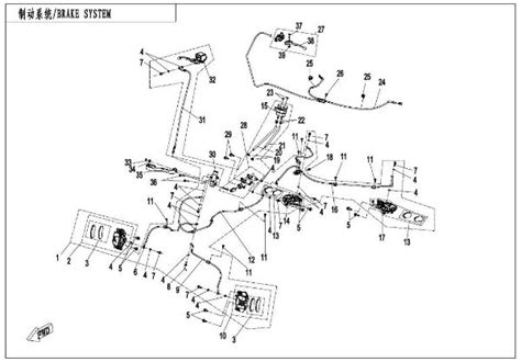 Cfmoto F A Brake System Lh Parking Sherco