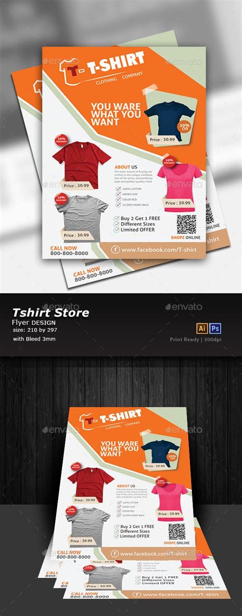 T Shirt Flyer Template Free